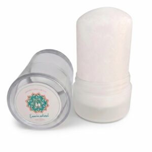 Mineral de alumbre puro desodorante natural para piel sensible sin alcohol ni aluminio.